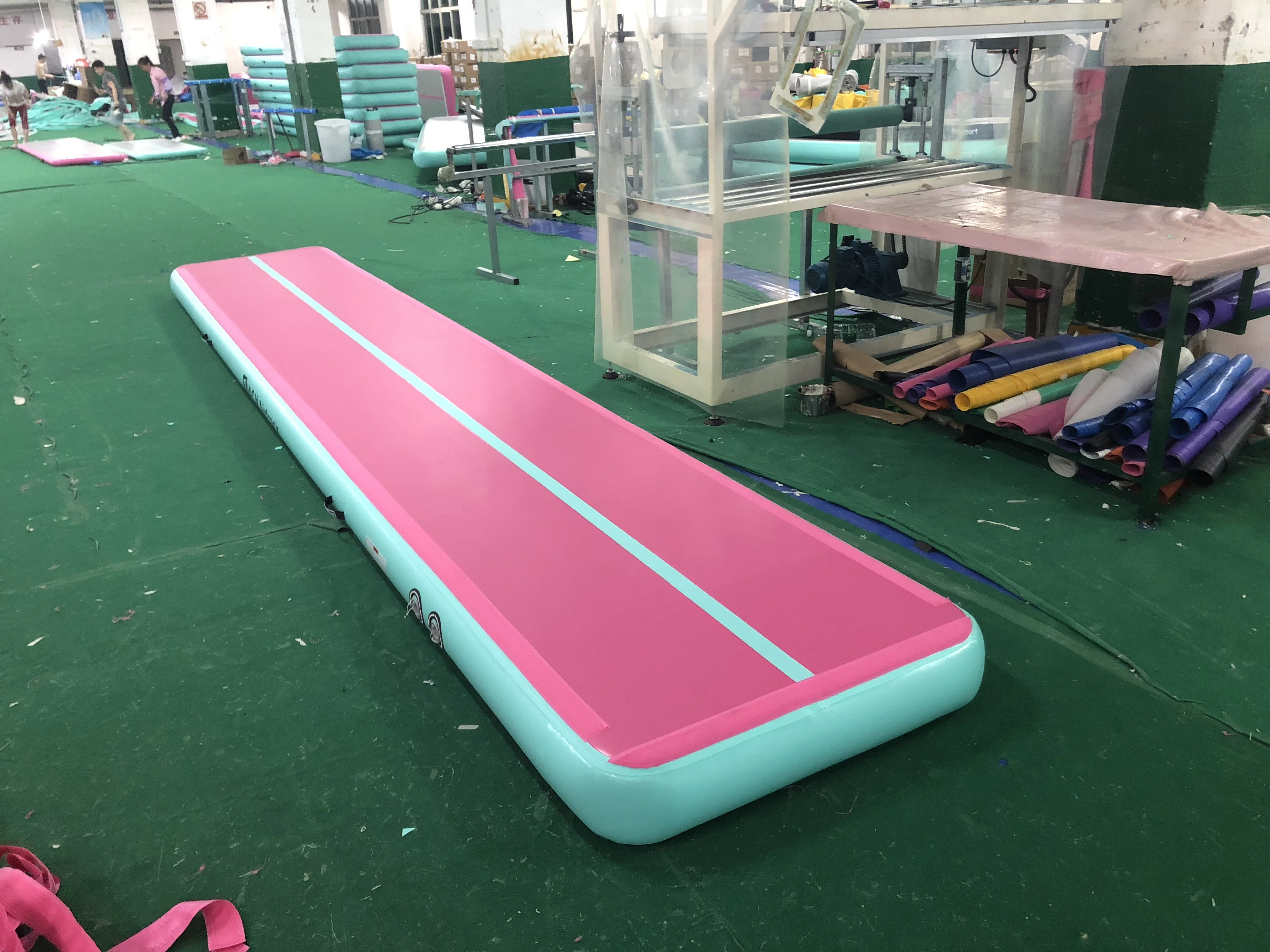 Wholesale exercise mats inflatable airtrack,Inflatable air track gymnastics mats