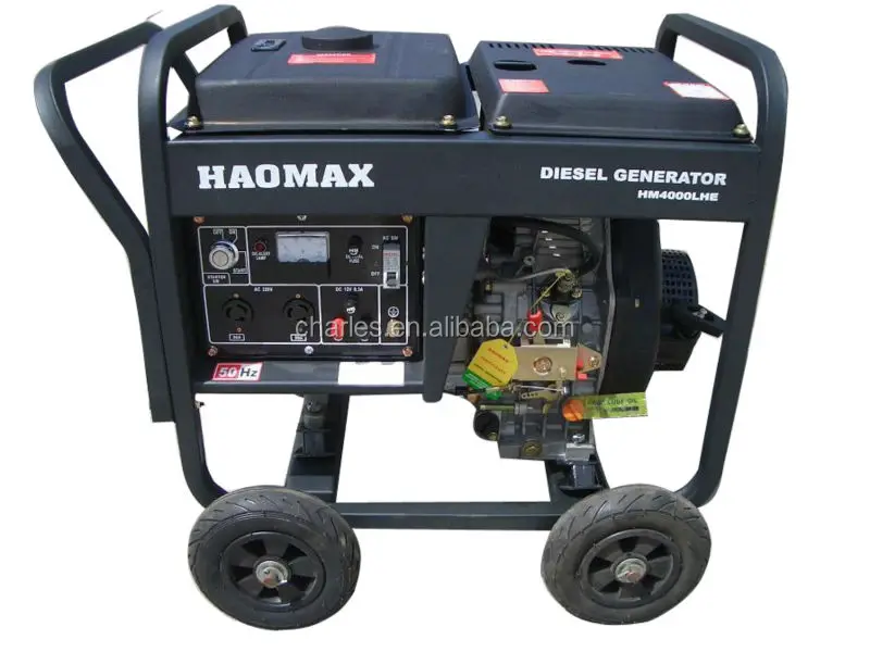 3,0 кВт Открытый Воздушный охлаждаемый дизельный генератор hm4000lе
