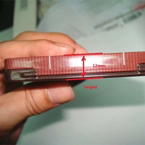 metal tinplate cigarette packaging tin box with hinged lid