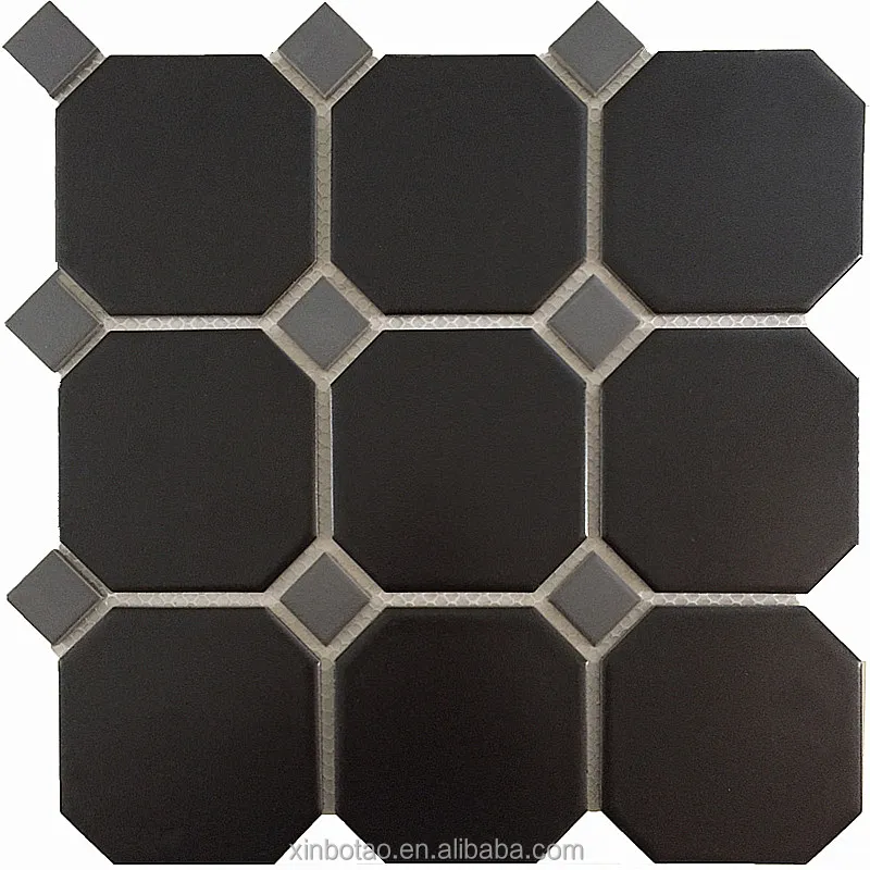 
Light White Octagonal floor porcelain mosaic tile 