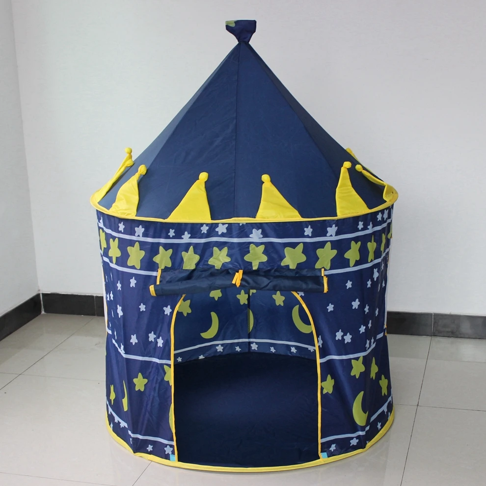 AIOIAI Hot selling Lovely Girl Play Tent Pink Princess Castle Ten Portable Outdoor Tent