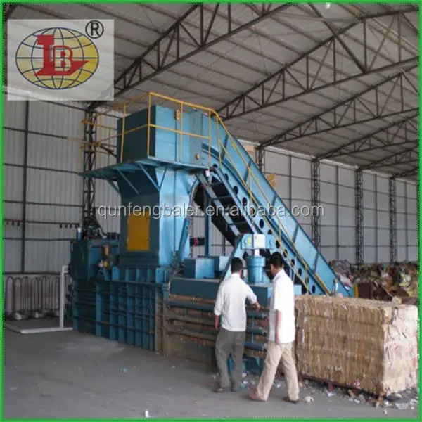 FDY-100T automatic horizontal balers for waste paper/cardboard hydraulic baler machine/horizontal baling press machine