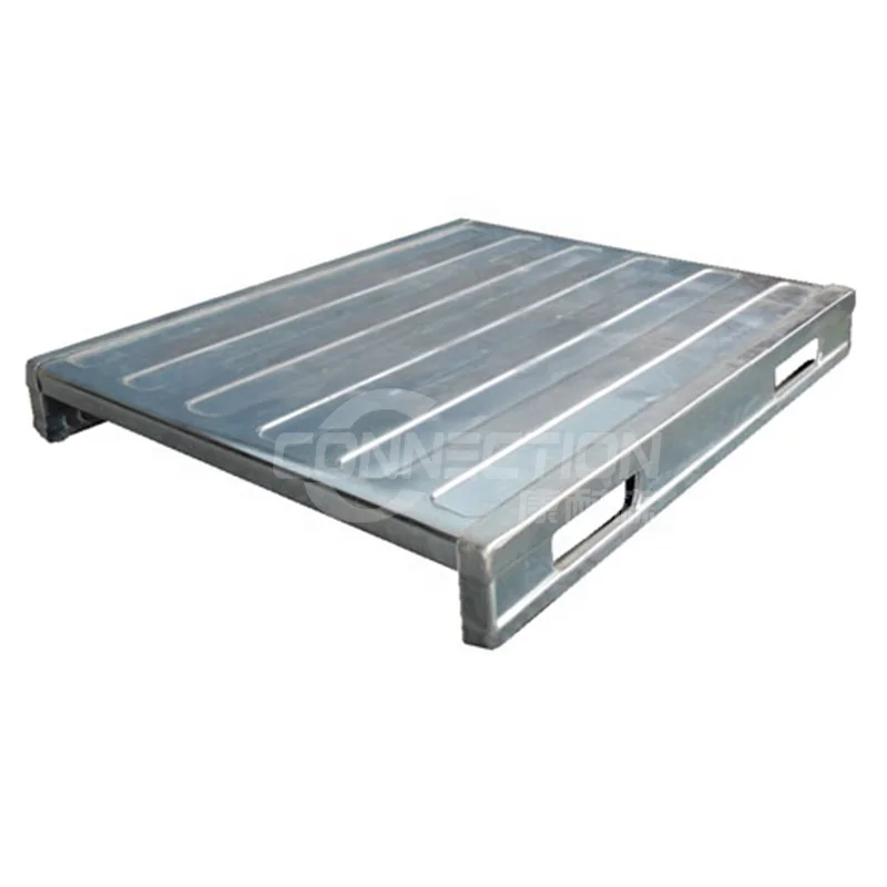 
Industrial heavy duty zinc plate storage steel deck pallet  (1600253774525)