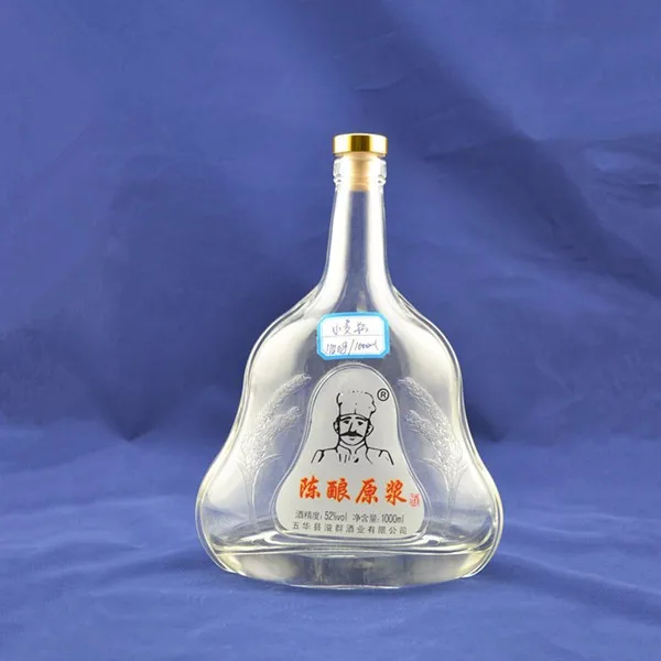 Custom fancy wholesale shot glass wine bottles, tequila bottle
