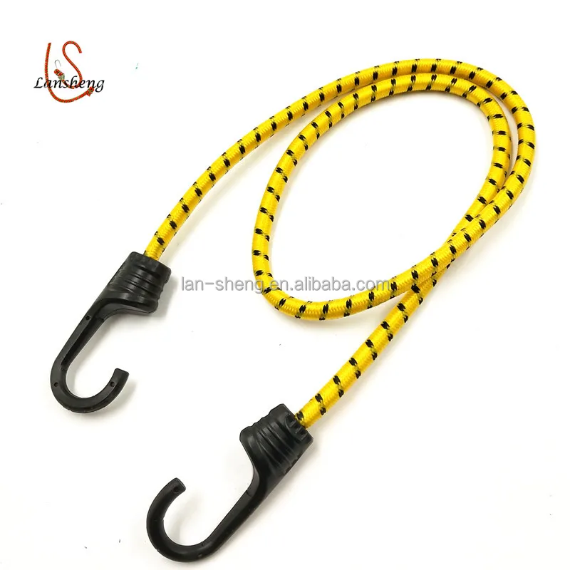 8mm heavy duty flexible polyester elastic cord bungee rope