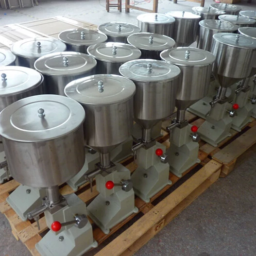 5-50ml manual cream mayonnaise paste sauce filling machine