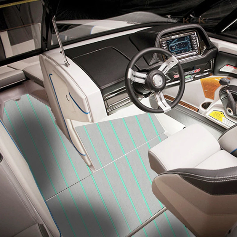 Deluxe leather texture yacht surfboard deck pad 240x90cm 6mm thick Marine Flooring Faux Teak EVA Foam Boat Decking Sheet