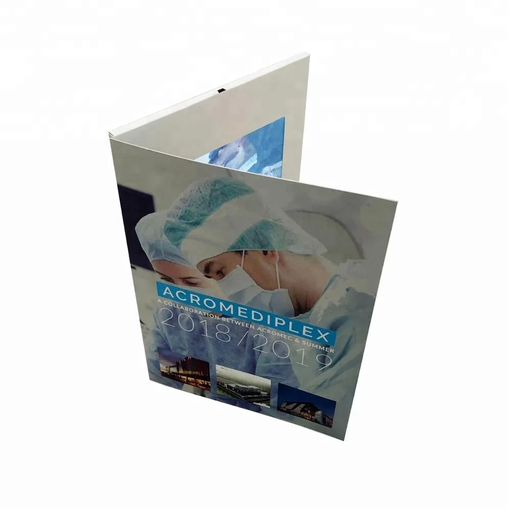 
gift bland digital safe box lcd chinese homemade video brochure 