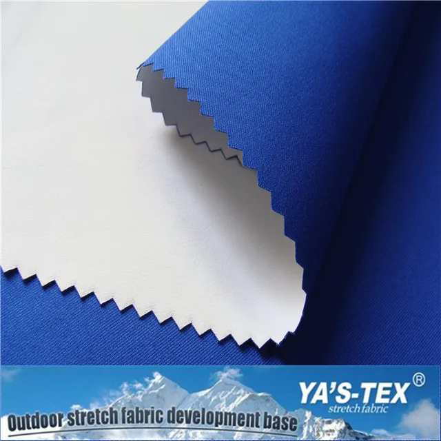 
75D polyester twill high stretch yarn compound PTFE fabric textiles 