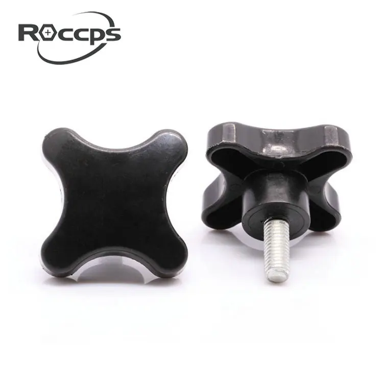 Plastic head screws threaded for Carbon steel Hexagonal plum blossom adhesive head screw