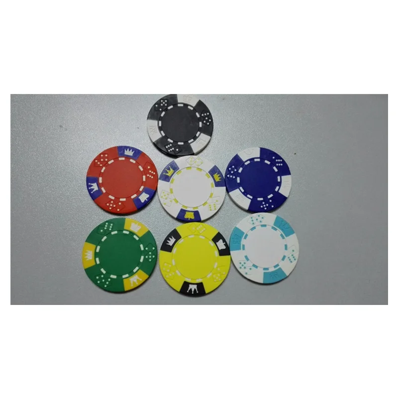 Free sample 11.5g plastic poker chips
