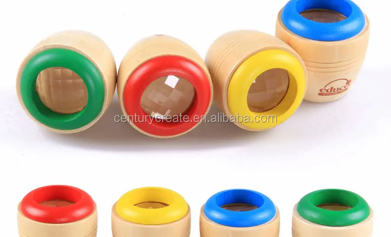 Wholesale mini wooden kids kaleidoscope wholesale
