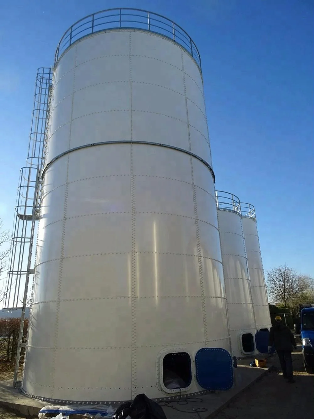 
Enamel Coating assembly tank anaerobic digester for biogas plant 