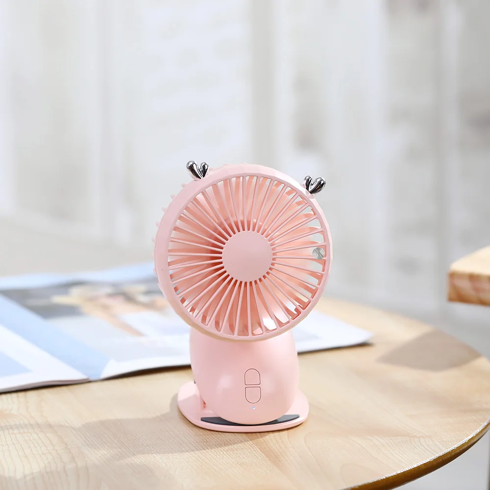 
Amazon Hot Selling Small Clip Fan Personal 360 Degree Adjustable Portable USB Rechargeable KC battery Clip-On Fan Stroller 