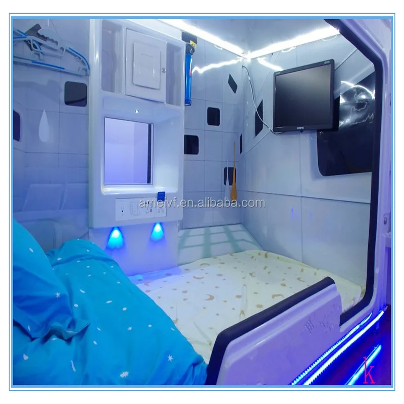 
Latest modern vaccum forming space capsule hotel 