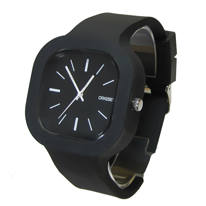 2018 Sports Silicone Shockproof Waterproof Watch with High Quality