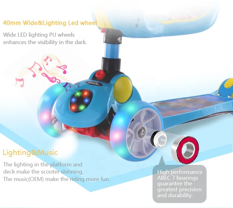 Aluminum Adjustable Mini Folding Scooter Distributor