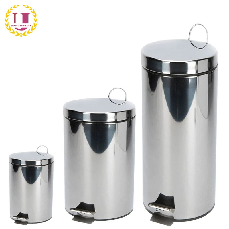 Stainless Steel Foot Pedal Dustbin