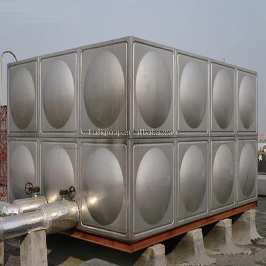 Stainless Steel Tank for Water SS 304 316 500 2000 5000 Gallon Liter Pressed Steel Sectional Water Tank Thailand