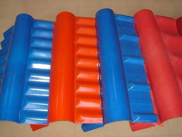 Top ridge for corrugated synthetic resin roof tile PVC roof sheet roofing building material