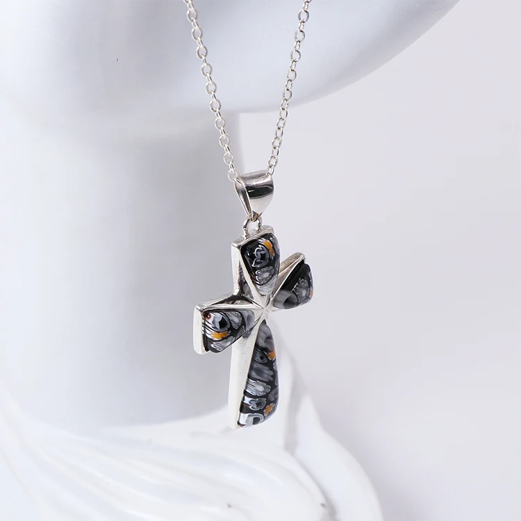 Y&R  Original Design Jewelry Luxury 925 Sterling Silver Cross  Necklace For Women Men Unisex