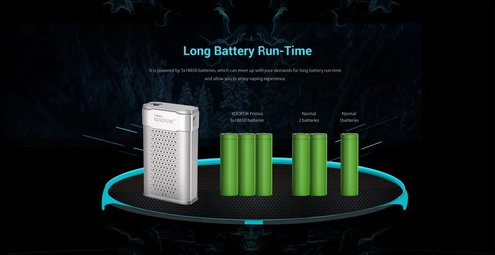 Newest wonder SMOK 300W wattage Koopor TC mod Smok Koopor 300W box mod stainless/black color fit 3pcs 18650 batteries