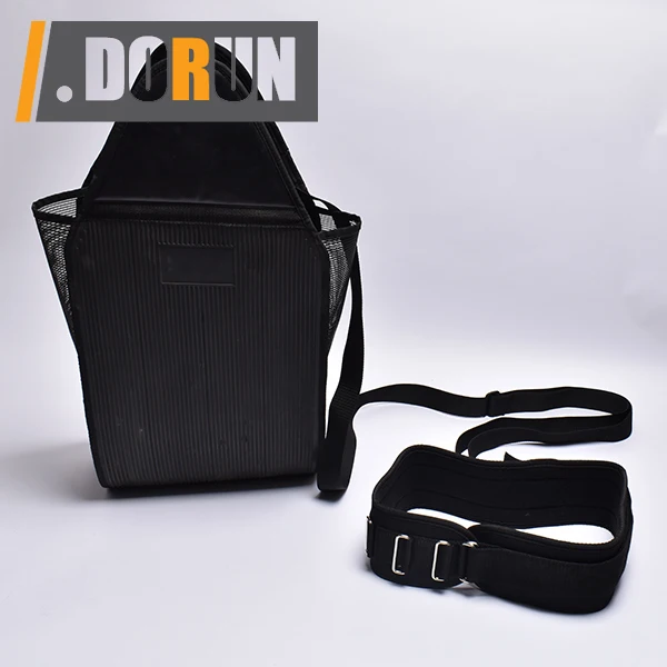 Adjustable Weight Sled Running Speed Training with Adjustable Strap, Sprinter Speed Training with 4 Weight Sandbags