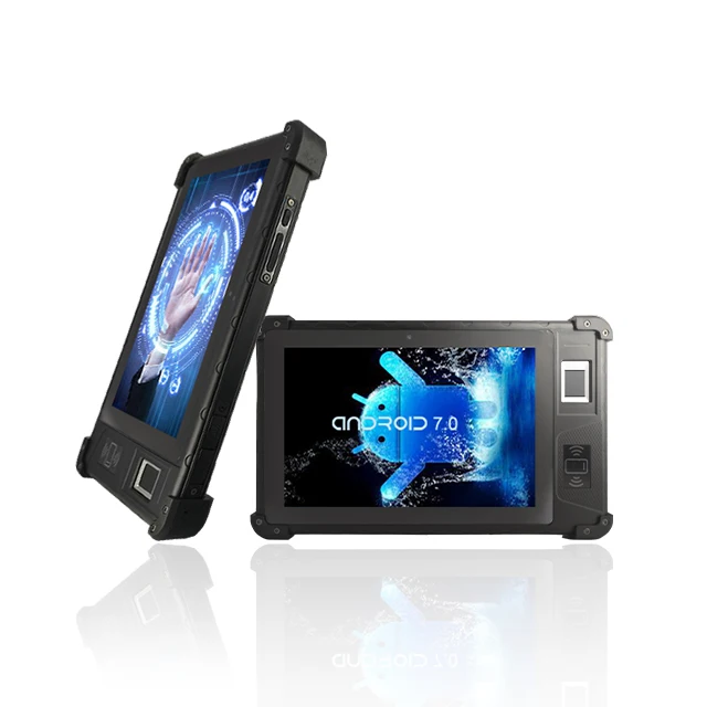 HFSecurity IP65 Rugged Portable Android Tablet with Capacitive Fingerprint Sensors