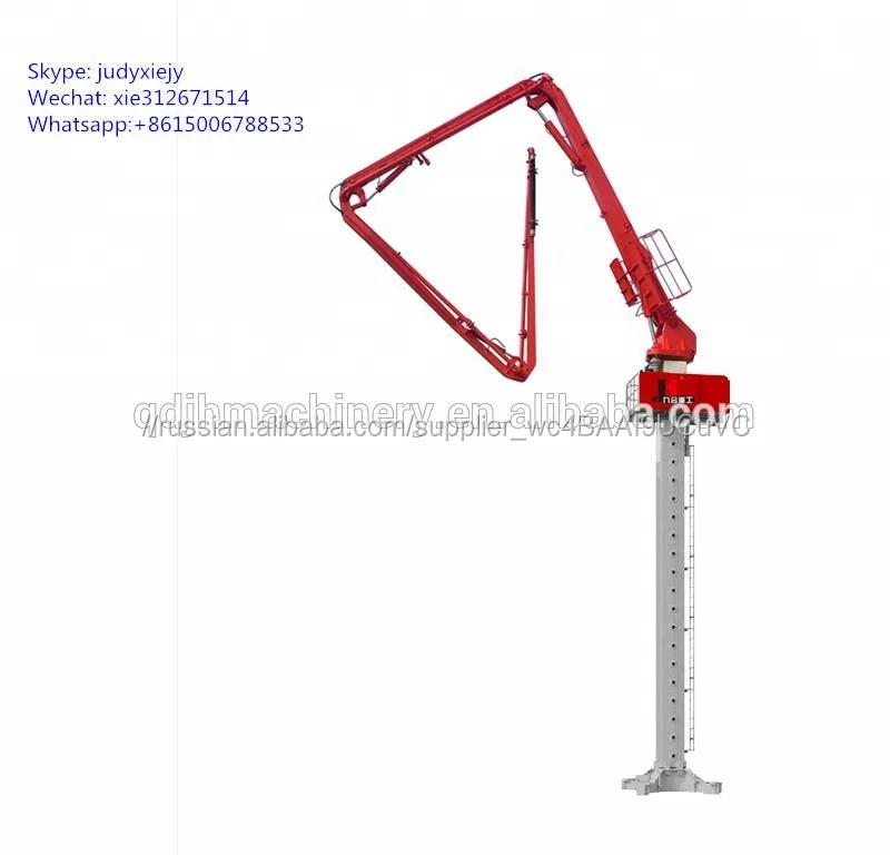 Китай горячие продажи 28 м 32 М 33 м 36 м гидравлический конкретные бум размещения с само-lcimbing системы