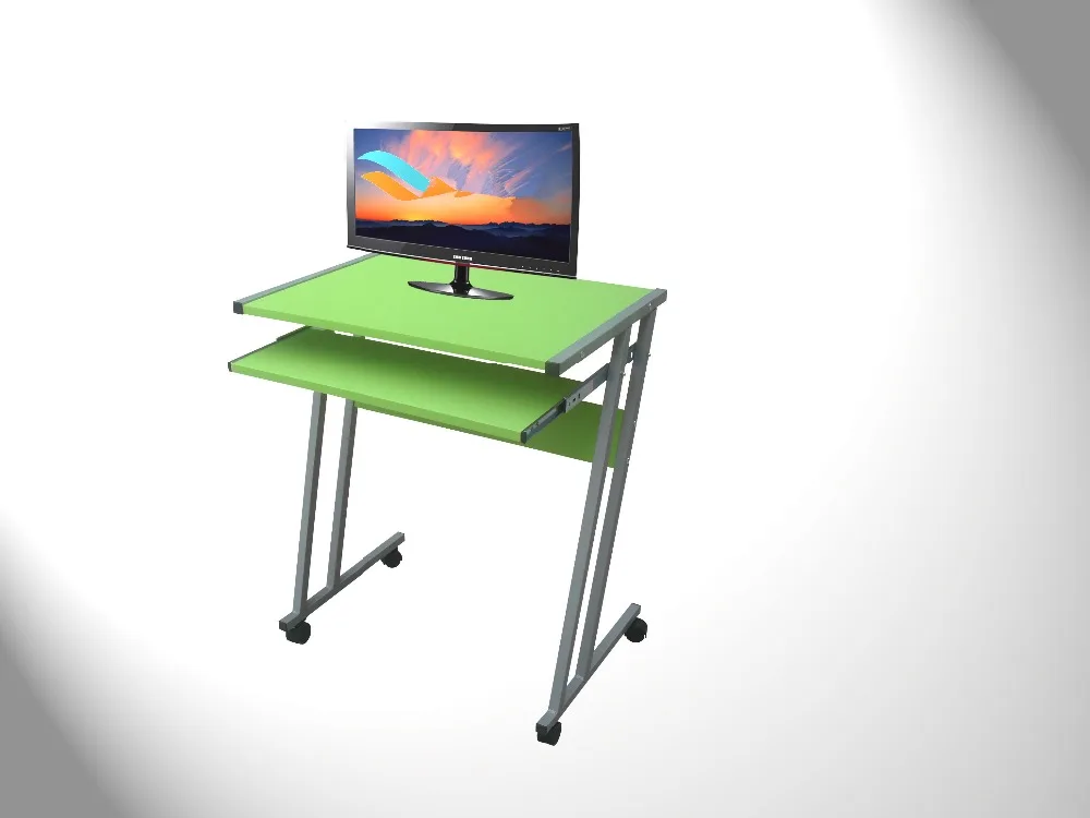 
computer table computer desk cheaper desk particle board mdf board matel frame 