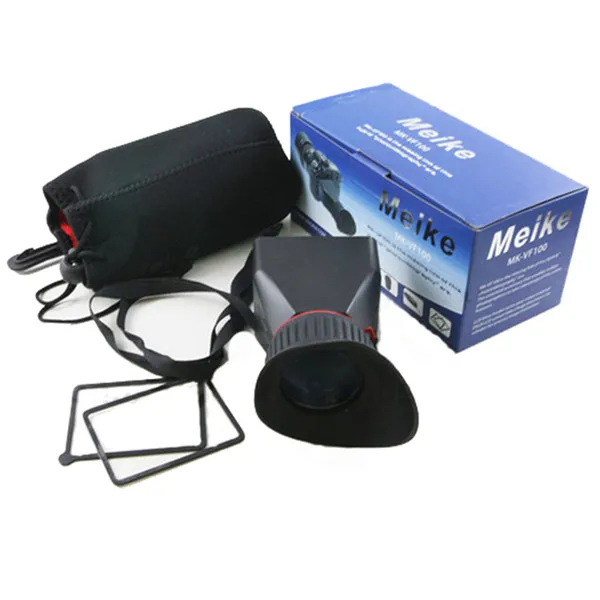 
Meike VF100 LCD Viewfinder (4:3) (3:2) (16:9) extender 2.8x for 5D Mark II 7D 500D 450D D3000 D700 Digital Film Camera 