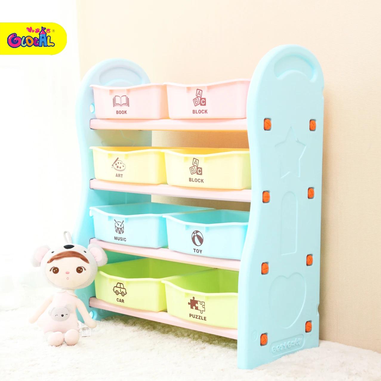 kids toy storage plastic toy storage organize rwith storage bins