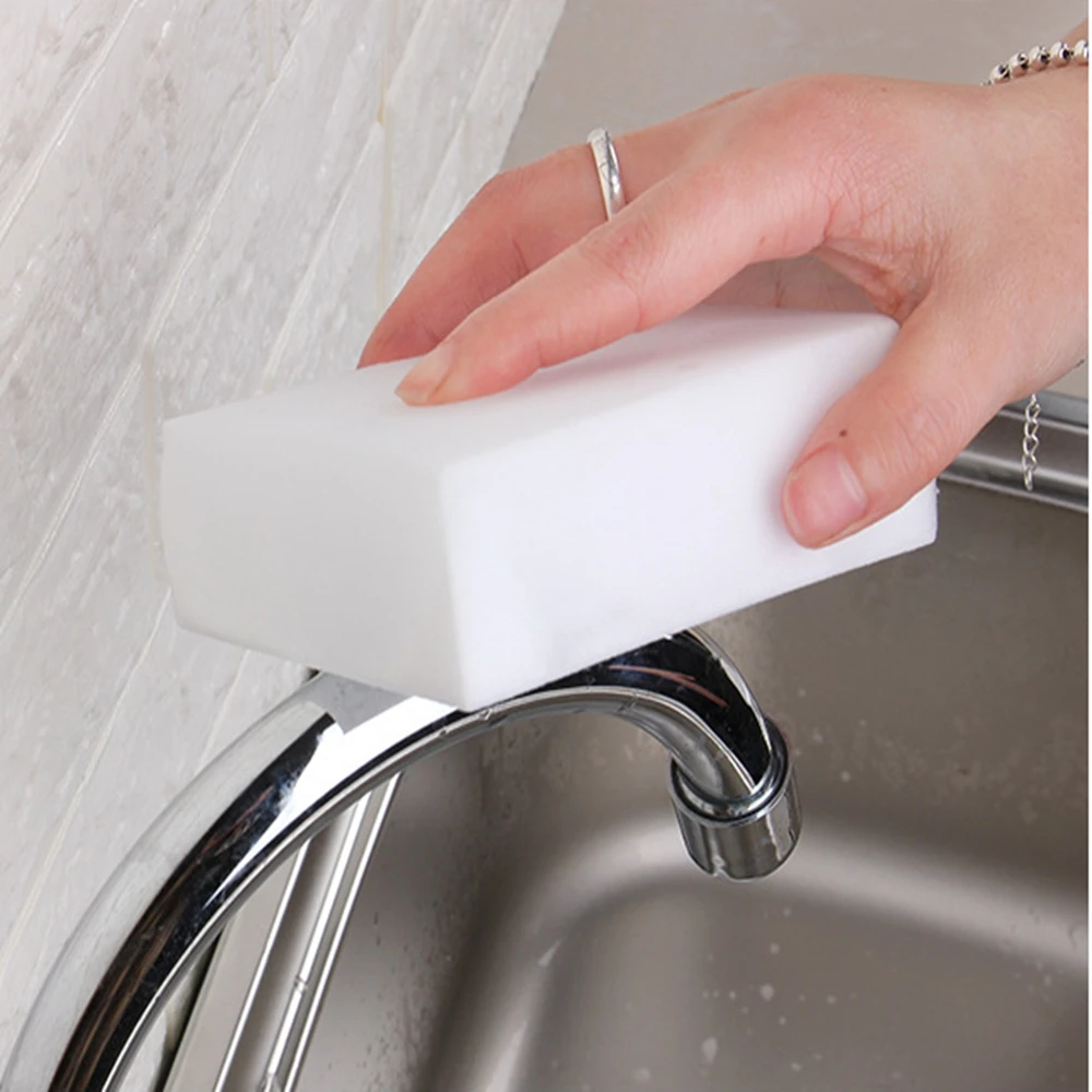 Multi-Use Heavy Duty Scrub Sponge Extra Thin Magic Cleaning Sponges Eraser Sponge for Kitchen Bathroom Furniture