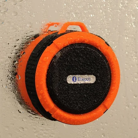 New Product 2018 Portable Wireless stereo 4.0 Waterproof Outdoor & Shower bluetooth Speaker with 5W Speaker Suction C6