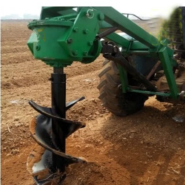 Agriculture equipment post hole tractor PTO earth auger for sale digging hole