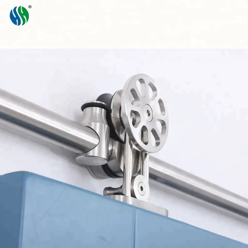 
modern design OEM factory price interior roller hardware handle sliding barn door 