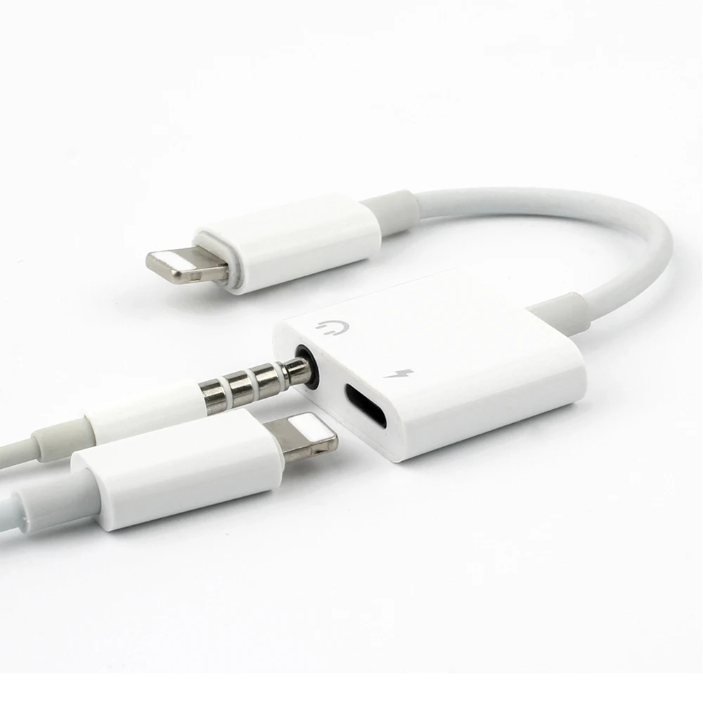  2 в 1 мобильный телефон 3 5 мм Usb-кабель для зарядки аудиоадаптер