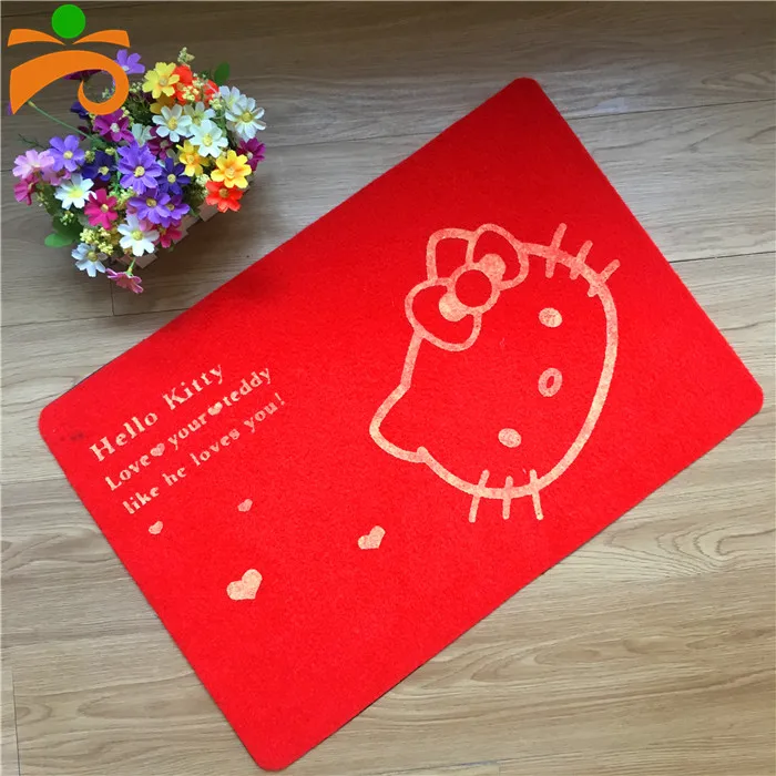 Пользовательские печатные Добро пожаловать ПВХ двери коврик для передней двери