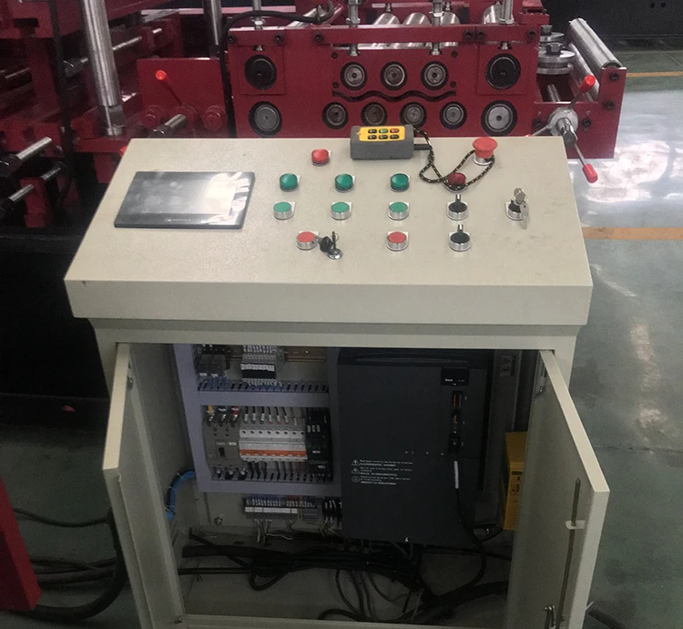 
Semi automatic interchange steel CZ purlin roll forming machine for building materials making 