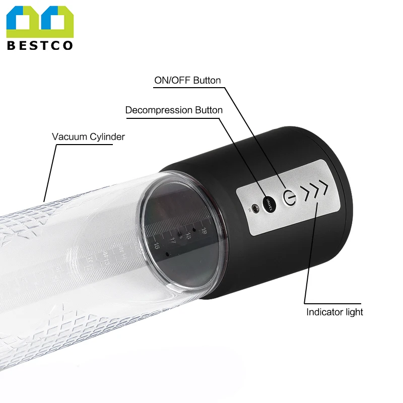 Sex Toy Penis Pump Increase Your Size Penis Enlargement Pump for Man