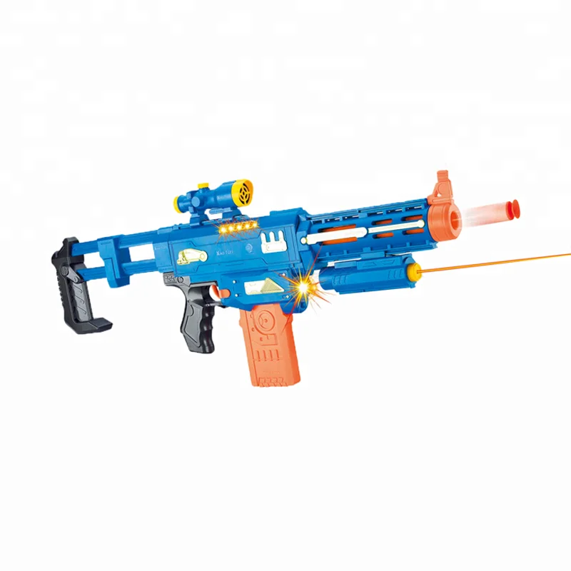 Wholesale electric EVA soft bullet gun with infrared for kids