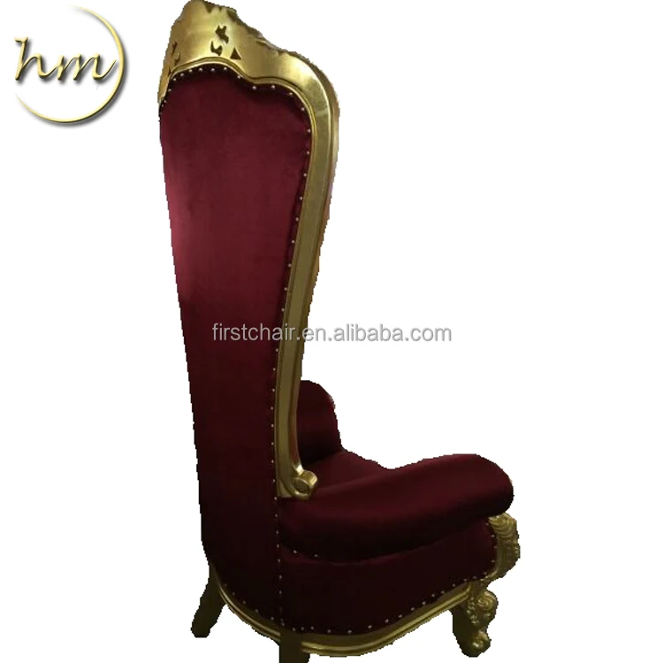 Modern Luxury French Royal High Back King Throne Chairs