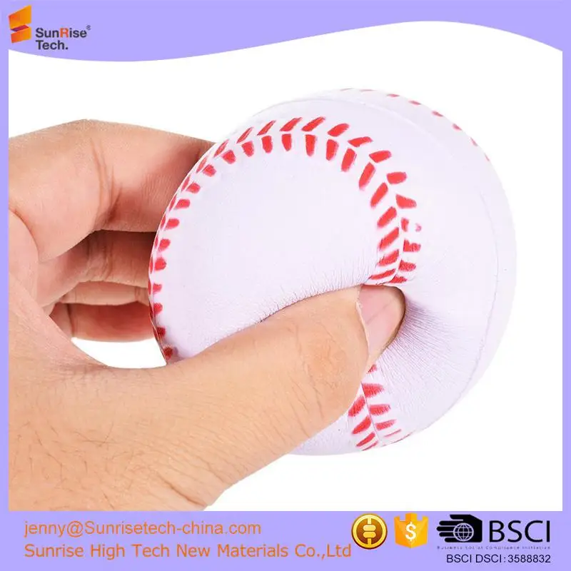 
Factory Supply Slow rising memory foam squishy Sports stress toys ball 