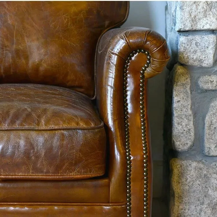 Sunbellar sofa set designs with price vintage leather sofa for sale sitting room hotel living room sofa antique leather