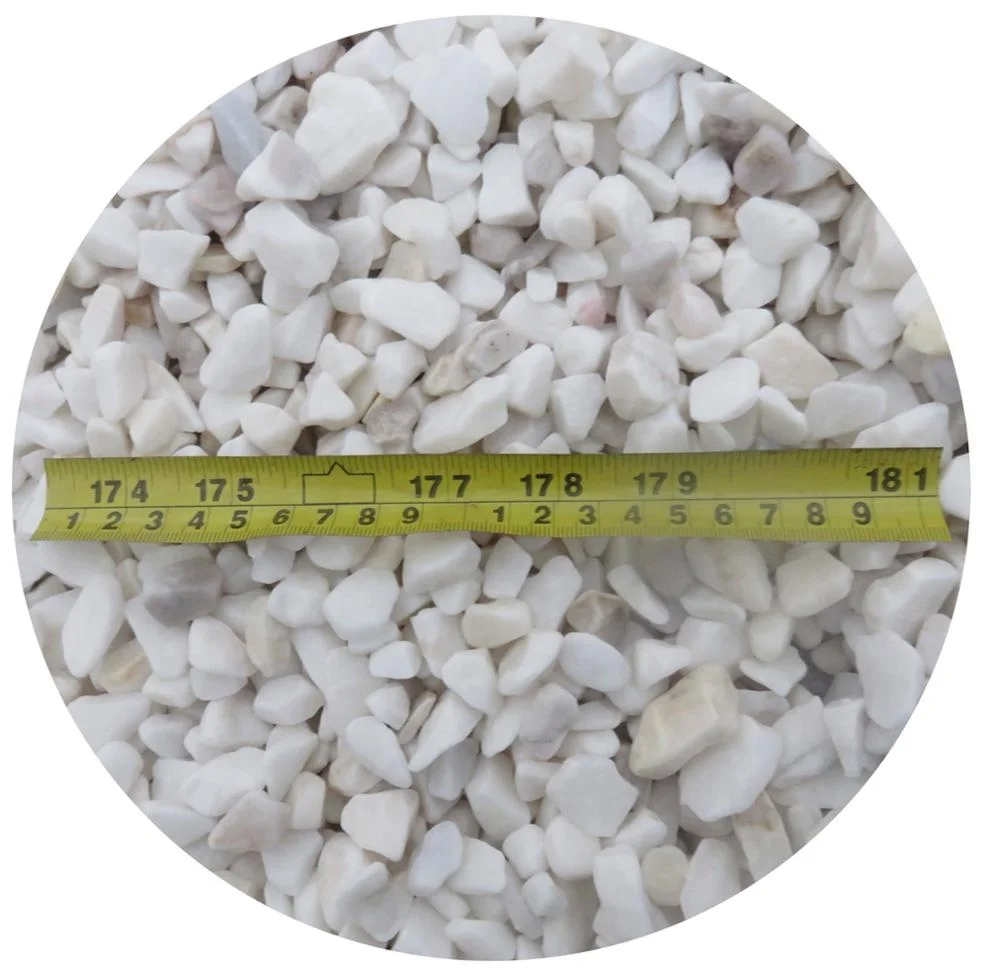 White color gravel stone for aquarium tank