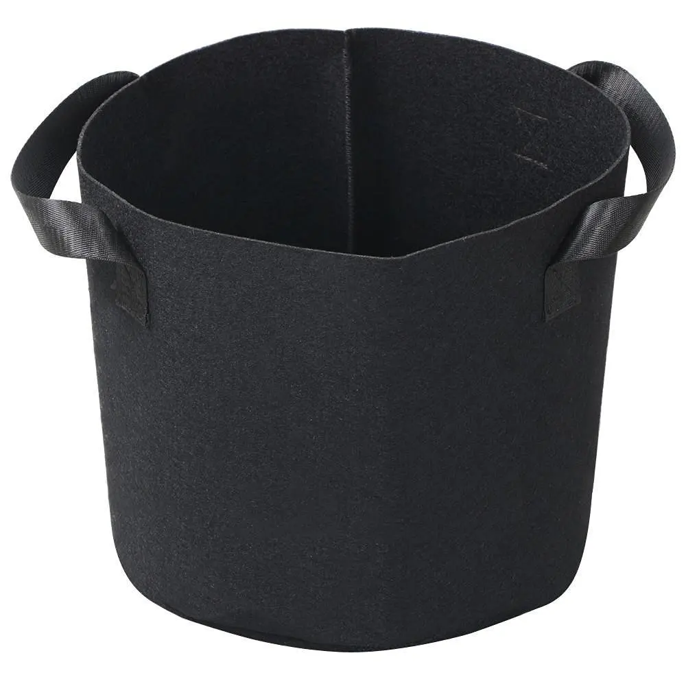 
wholesale Flower felt pot 5 gallon 7 /10 /15 /200 /400 gallon felt grow bags fabric felt planter bags for garden 