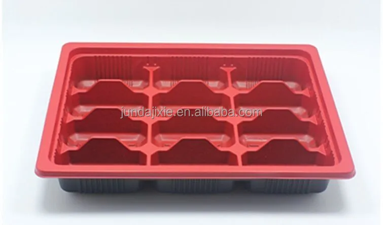 plastic seedling tray / egg tray / cake tray vacuum forming making machine