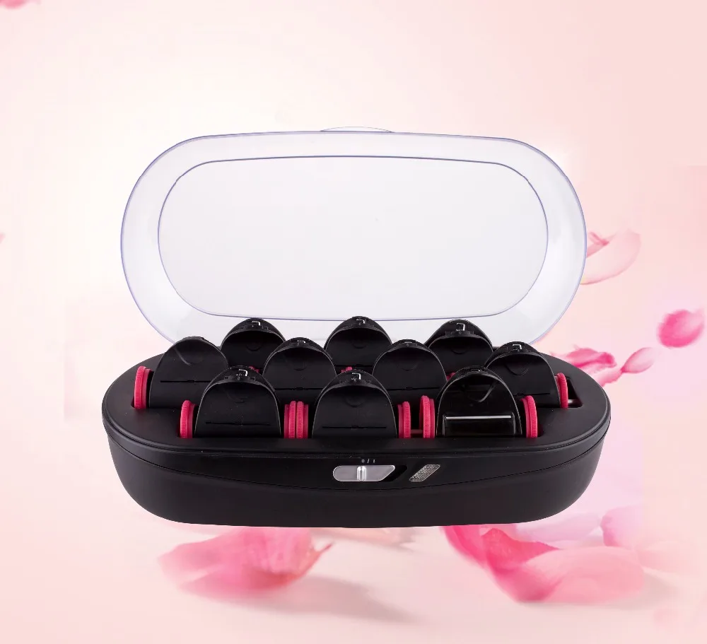 Amazon hot selling best quality women hair curlers rollers hot water curlers