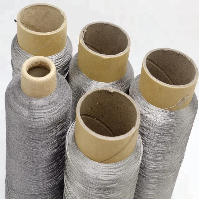 Various Soft High Temperature Resistance Twisted Stainless Steel Fiber Conductive Metallic Spun
