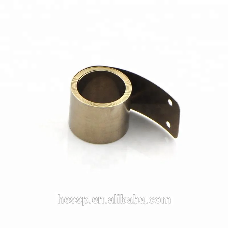 customized steel ribbon coil volute spiral flat clock spring metal spring/constant force spring on sales